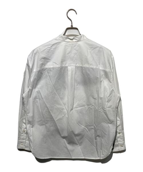 HERALBONY（ヘラルボニー）HERALBONY (ヘラルボニー) バンドカラーシャツ「タイトル不明」 ホワイト サイズ:Mの古着・服飾アイテム