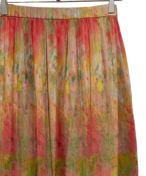 HERALBONY（ヘラルボニー）HERALBONY (ヘラルボニー) レイヤードプリーツスカート「お母さんありがとう」 マルチカラー サイズ:Sの古着・服飾アイテム