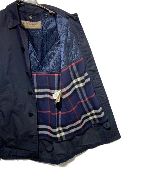 BURBERRY（バーバリー）BURBERRY (バーバリー) ライナー付比翼ステンカラーコート ネイビー サイズ:50の古着・服飾アイテム