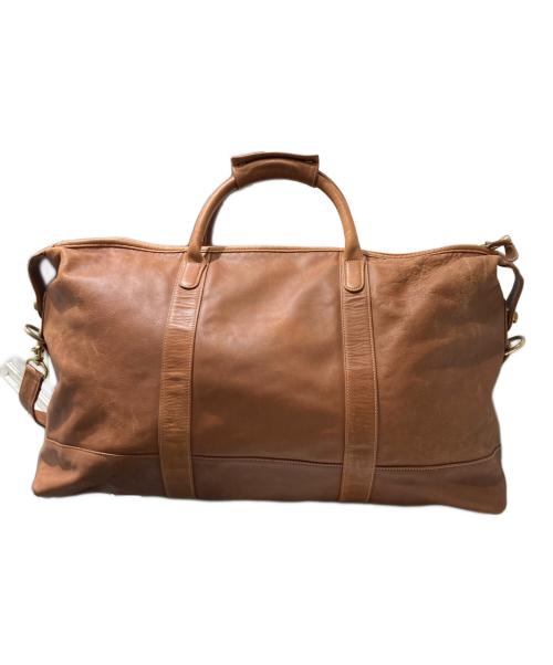 COACH（コーチ）COACH (コーチ) レザーボストンバッグ ブラウンの古着・服飾アイテム