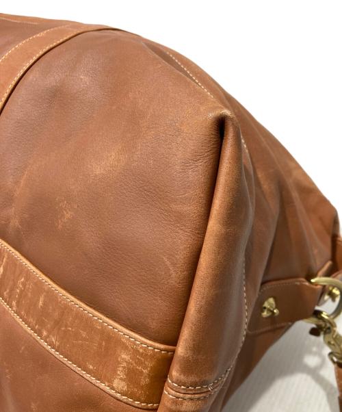 COACH（コーチ）COACH (コーチ) レザーボストンバッグ ブラウンの古着・服飾アイテム