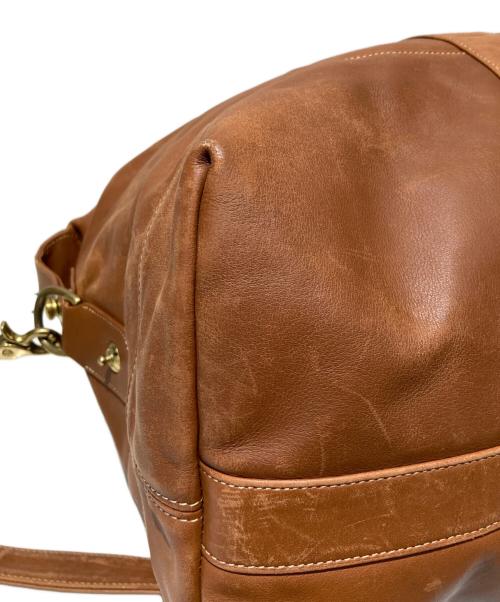 COACH（コーチ）COACH (コーチ) レザーボストンバッグ ブラウンの古着・服飾アイテム