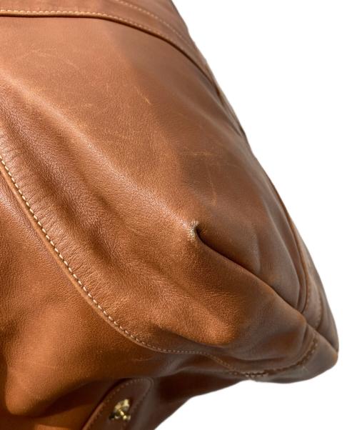 COACH（コーチ）COACH (コーチ) レザーボストンバッグ ブラウンの古着・服飾アイテム
