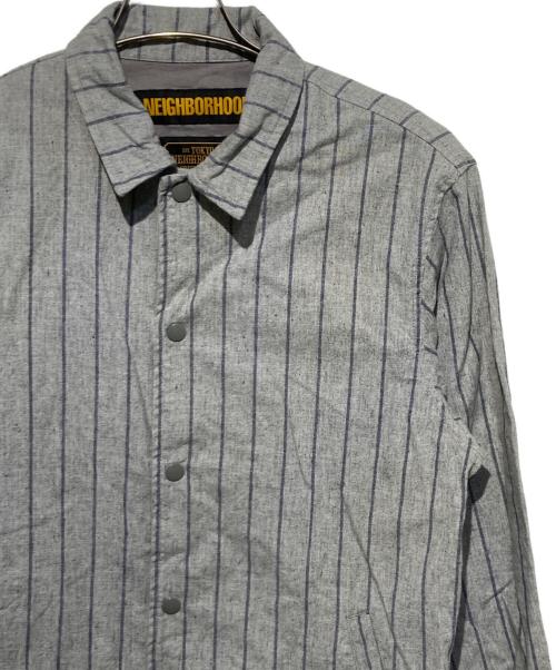 NEIGHBORHOOD（ネイバーフッド）NEIGHBORHOOD (ネイバーフッド) コーチジャケット グレー サイズ:Mの古着・服飾アイテム