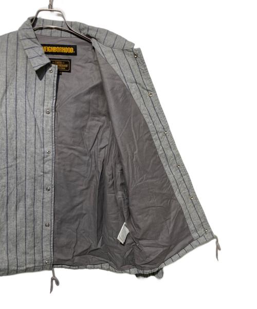 NEIGHBORHOOD（ネイバーフッド）NEIGHBORHOOD (ネイバーフッド) コーチジャケット グレー サイズ:Mの古着・服飾アイテム
