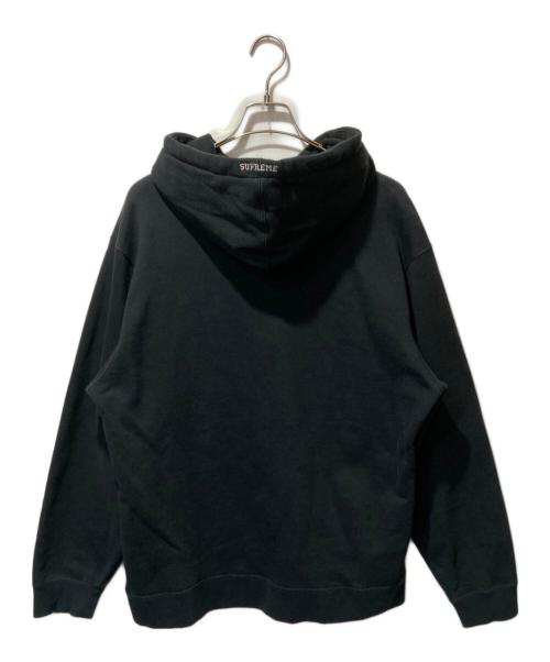 SUPREME（シュプリーム）SUPREME (シュプリーム) NIKE (ナイキ) 19FW Leather Applique Hooded Sweatshirt ブラック サイズ:Lの古着・服飾アイテム