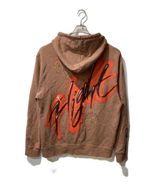 JORDAN（ジョーダン）JORDAN (ジョーダン) M J TS HOODIE ARCHAEO ブラウン サイズ:ＸＬの古着・服飾アイテム
