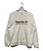 SUPREME×Timberlandシュプリーム×ティンバーランド）の古着「クルーネックスウェット」｜アイボリー
