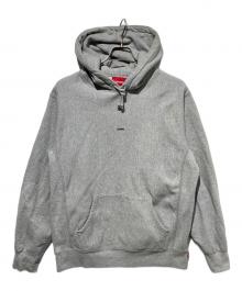 SUPREME（シュプリーム）の古着「Micro Logo Hooded Sweatshirt」｜グレー