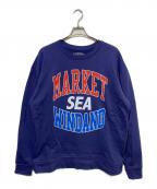 WIND AND SEA×Marketウィンダンシー×マーケット）の古着「ロゴスウェット」｜ネイビー