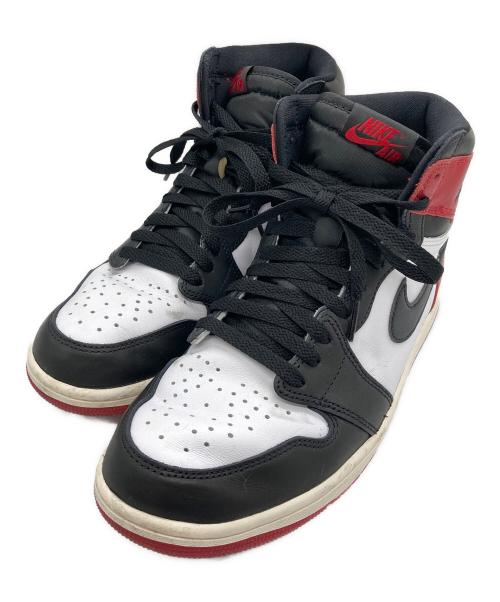 NIKE（ナイキ）NIKE (ナイキ) AIR JORDAN 1 RETRO HIGH OG  ローカットスニーカー ホワイト×レッド サイズ:26.5cmの古着・服飾アイテム