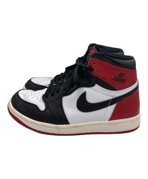 NIKE（ナイキ）NIKE (ナイキ) AIR JORDAN 1 RETRO HIGH OG  ローカットスニーカー ホワイト×レッド サイズ:26.5cmの古着・服飾アイテム