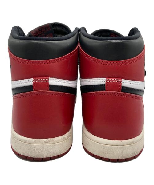 NIKE（ナイキ）NIKE (ナイキ) AIR JORDAN 1 RETRO HIGH OG  ローカットスニーカー ホワイト×レッド サイズ:26.5cmの古着・服飾アイテム