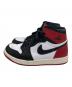 NIKE (ナイキ) AIR JORDAN 1 RETRO HIGH OG  ローカットスニーカー ホワイト×レッド サイズ:26.5cm：10000円