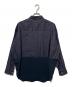 STUDIOUS (ステュディオス) N.HOOLYWOOD (エヌ ハリウッド) 別注 SWITCHING L/S SHIRT ネイビー サイズ:40：15000円