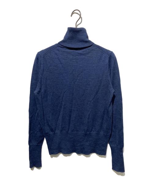 Vivienne Westwood RED LABEL（ヴィヴィアンウエストウッドレッドレーベル）Vivienne Westwood RED LABEL (ヴィヴィアンウエストウッドレッドレーベル) オーブ刺繍タートルネックニット ネイビー サイズ:2の古着・服飾アイテム