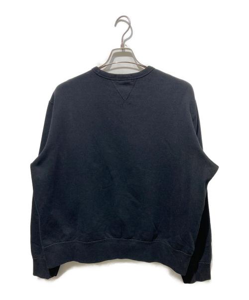 POLO RALPH LAUREN（ポロ・ラルフローレン）POLO RALPH LAUREN (ポロ・ラルフローレン) クルーネックスウェット ブラック サイズ:XLの古着・服飾アイテム