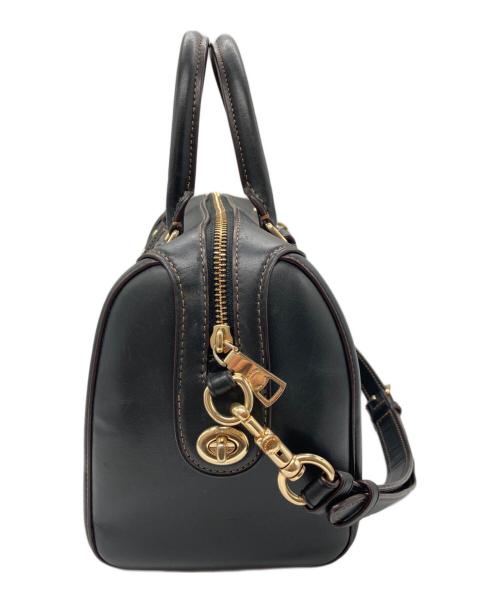 COACH（コーチ）COACH (コーチ) ミニボストンバッグ ブラックの古着・服飾アイテム
