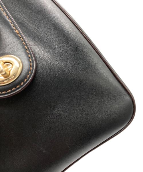 COACH（コーチ）COACH (コーチ) ミニボストンバッグ ブラックの古着・服飾アイテム