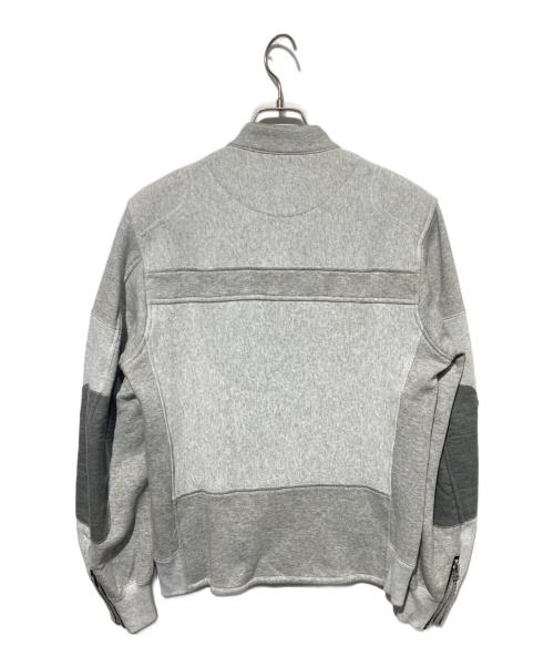 Champion REVERSE WEAVE（チャンピオン リバース ウィーブ）Champion REVERSE WEAVE eYe COMME des GARCONS JUNYAWATANABE MAN (アイ コム デ ギャルソン ジュンヤ ワタナベ マン) スウェットライダースジャケット グレー サイズ:XLの古着・服飾アイテム