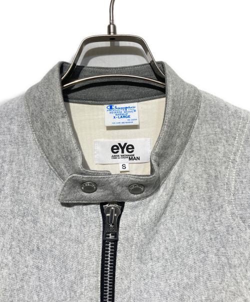 Champion REVERSE WEAVE（チャンピオン リバース ウィーブ）Champion REVERSE WEAVE eYe COMME des GARCONS JUNYAWATANABE MAN (アイ コム デ ギャルソン ジュンヤ ワタナベ マン) スウェットライダースジャケット グレー サイズ:XLの古着・服飾アイテム
