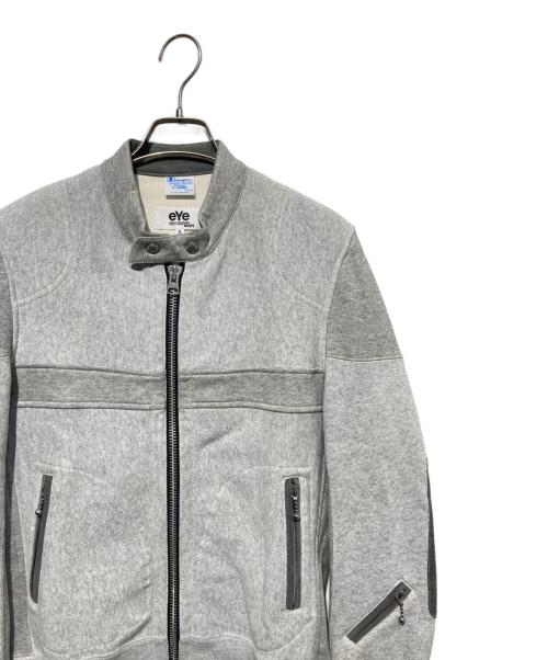 Champion REVERSE WEAVE（チャンピオン リバース ウィーブ）Champion REVERSE WEAVE eYe COMME des GARCONS JUNYAWATANABE MAN (アイ コム デ ギャルソン ジュンヤ ワタナベ マン) スウェットライダースジャケット グレー サイズ:XLの古着・服飾アイテム