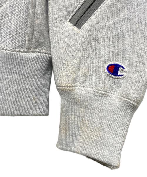 Champion REVERSE WEAVE（チャンピオン リバース ウィーブ）Champion REVERSE WEAVE eYe COMME des GARCONS JUNYAWATANABE MAN (アイ コム デ ギャルソン ジュンヤ ワタナベ マン) スウェットライダースジャケット グレー サイズ:XLの古着・服飾アイテム