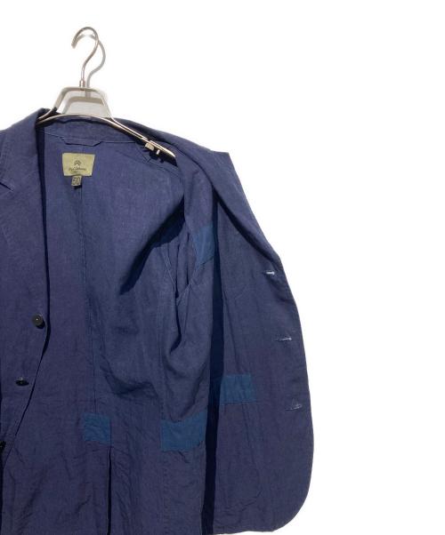 NIGEL CABOURN（ナイジェルケーボン）NIGEL CABOURN (ナイジェルケーボン) リネンジャケット ネイビー サイズ:50の古着・服飾アイテム