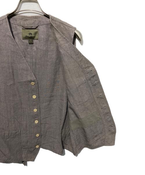 NIGEL CABOURN（ナイジェルケーボン）NIGEL CABOURN (ナイジェルケーボン) リネンジレ グレー サイズ:52の古着・服飾アイテム