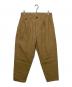 NIGEL CABOURN（ナイジェルケーボン）の古着「FOUR PLEAT PANT リネンパンツ」｜ベージュ