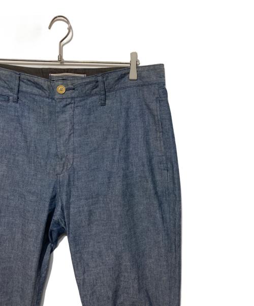 NIGEL CABOURN（ナイジェルケーボン）NIGEL CABOURN (ナイジェルケーボン) シャンブレー チノ パンツ インディゴ サイズ:36の古着・服飾アイテム