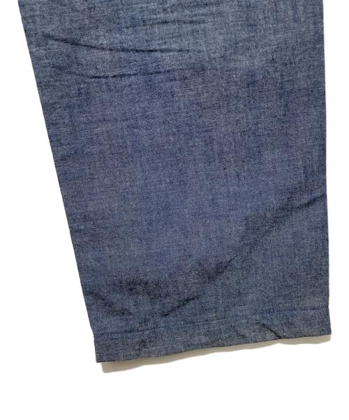 NIGEL CABOURN（ナイジェルケーボン）NIGEL CABOURN (ナイジェルケーボン) シャンブレー チノ パンツ インディゴ サイズ:36の古着・服飾アイテム
