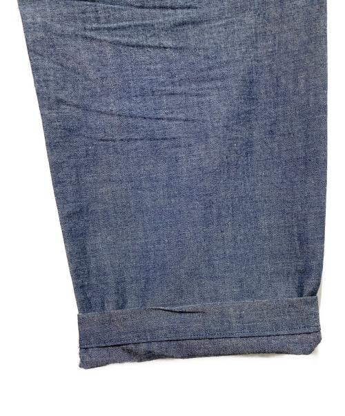 NIGEL CABOURN（ナイジェルケーボン）NIGEL CABOURN (ナイジェルケーボン) シャンブレー チノ パンツ インディゴ サイズ:36の古着・服飾アイテム