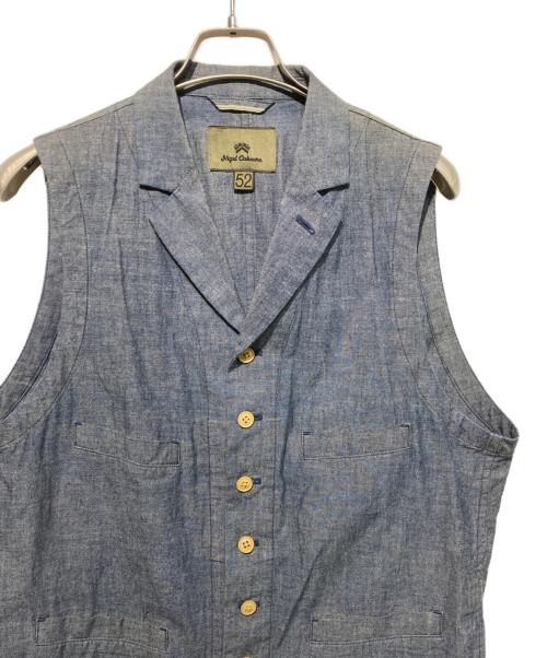 NIGEL CABOURN（ナイジェルケーボン）NIGEL CABOURN (ナイジェルケーボン) シャンブレージレ インディゴ サイズ:52の古着・服飾アイテム