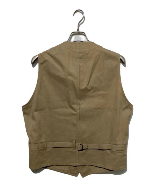 NIGEL CABOURN（ナイジェルケーボン）NIGEL CABOURN (ナイジェルケーボン) コットンミリタリーベスト ベージュ サイズ:52の古着・服飾アイテム