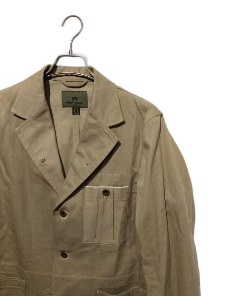 NIGEL CABOURN（ナイジェルケーボン）NIGEL CABOURN (ナイジェルケーボン) コットンカバーオールジャケット ベージュ サイズ:50の古着・服飾アイテム