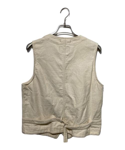 NIGEL CABOURN（ナイジェルケーボン）NIGEL CABOURN (ナイジェルケーボン) モールスキンワークベスト アイボリー サイズ:52の古着・服飾アイテム