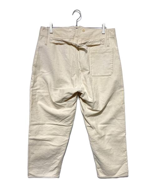 NIGEL CABOURN（ナイジェルケーボン）NIGEL CABOURN (ナイジェルケーボン) ヘビーキャンバスモールスキンベイカーパンツ アイボリー サイズ:36の古着・服飾アイテム