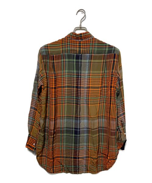 CINOH（チノ）CINOH (チノ) レーヨンチェックシャツ マルチカラー サイズ:46の古着・服飾アイテム