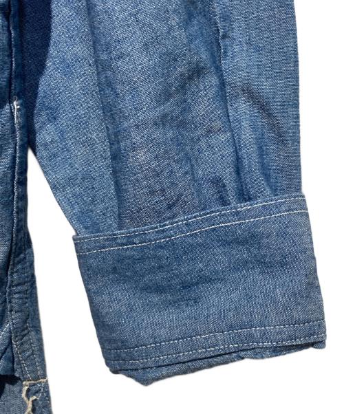 orSlow（オアスロウ）orSlow (オアスロウ) シャンブレーワークシャツ ブルー サイズ:4の古着・服飾アイテム