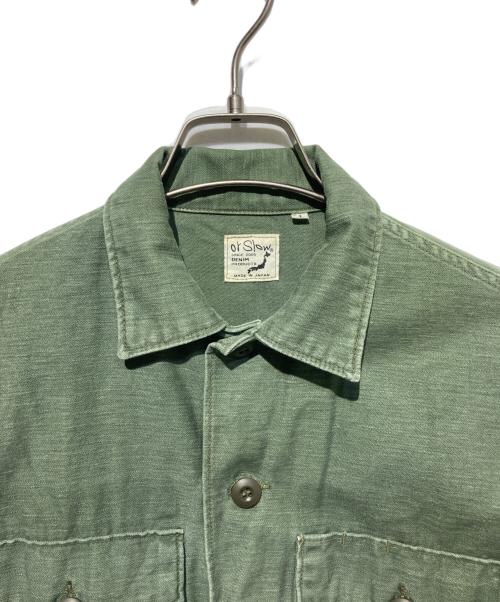 orSlow（オアスロウ）orSlow (オアスロウ) Fatigue Shirt ファティーグシャツ グリーン サイズ:1の古着・服飾アイテム