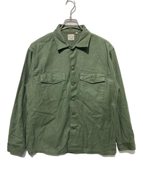 orSlow（オアスロウ）orSlow (オアスロウ) Fatigue Shirt ファティーグシャツ グリーン サイズ:4の古着・服飾アイテム