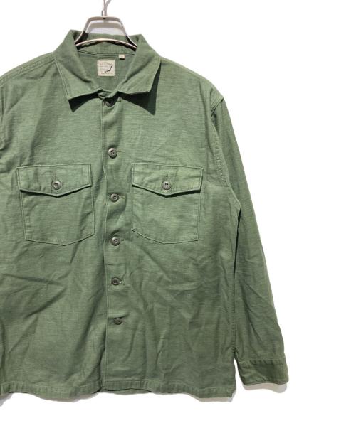 orSlow（オアスロウ）orSlow (オアスロウ) Fatigue Shirt ファティーグシャツ グリーン サイズ:4の古着・服飾アイテム