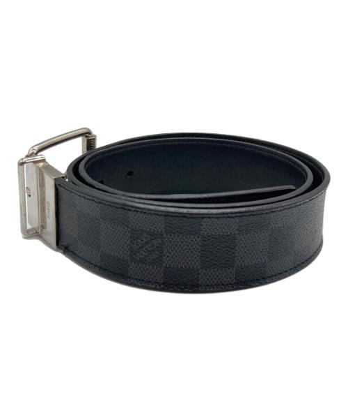 LOUIS VUITTON（ルイ ヴィトン）LOUIS VUITTON (ルイ ヴィトン) ダミエ サンチュールベルト ブラック サイズ:85／34の古着・服飾アイテム