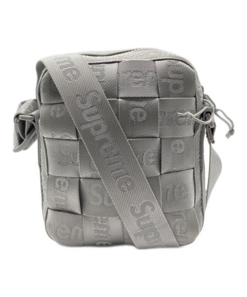 SUPREME（シュプリーム）SUPREME (シュプリーム) WOVEN SHOULDER BAG シルバーの古着・服飾アイテム