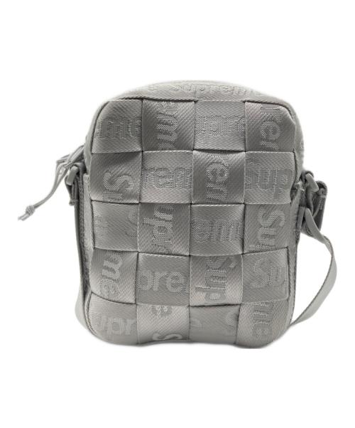 SUPREME（シュプリーム）SUPREME (シュプリーム) WOVEN SHOULDER BAG シルバーの古着・服飾アイテム