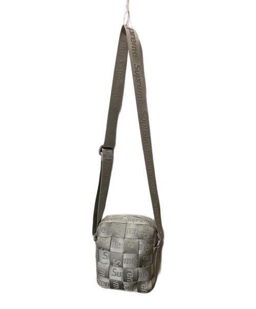 SUPREME（シュプリーム）SUPREME (シュプリーム) WOVEN SHOULDER BAG シルバーの古着・服飾アイテム