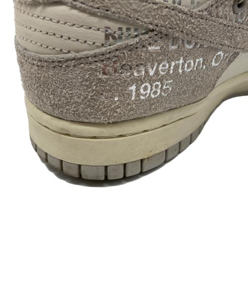 NIKE（ナイキ）NIKE (ナイキ) OFFWHITE (オフホワイト) DUNK LOW 1 of 50 ”19” グレー サイズ:26cmの古着・服飾アイテム