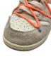 中古・古着 NIKE (ナイキ) OFFWHITE (オフホワイト) DUNK LOW 1 of 50 ”19” グレー サイズ:26cm：22000円