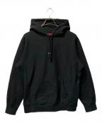SUPREMEシュプリーム）の古着「Micro Logo Hooded Sweatshirt」｜ブラック